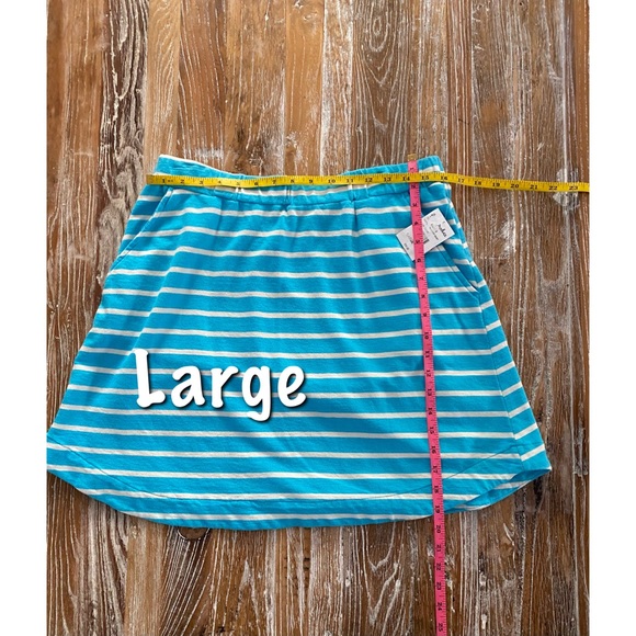 BOGO Fresh Produce Avery turquoise striped skirt NWTS L - Picture 3 of 10